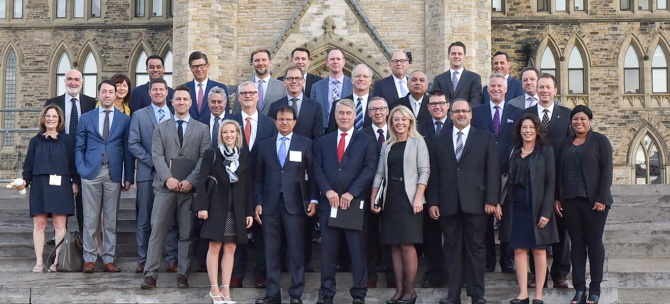Group photo on Parliament Hill